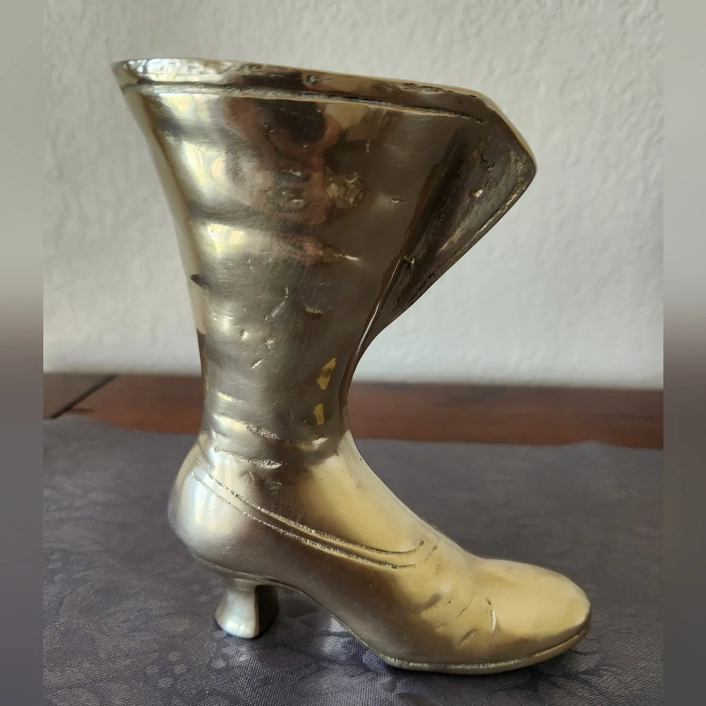 Victorian Brass Boot